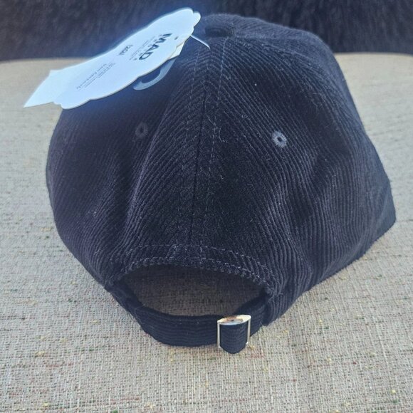 Mad Engine The Simpson Hat Black Corduroy Sport Baseball Hat Cap One Size Fit al - Picture 6 of 11